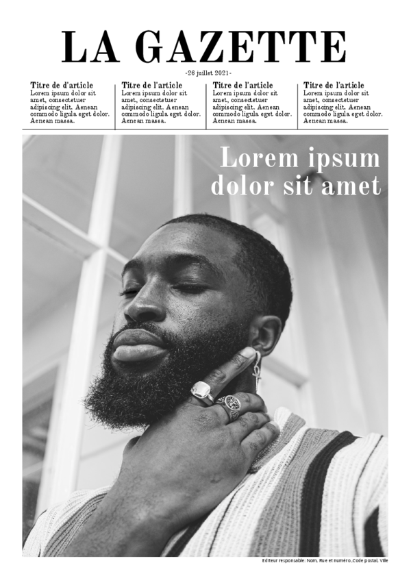 Créer votre propre article de journal Happiedays